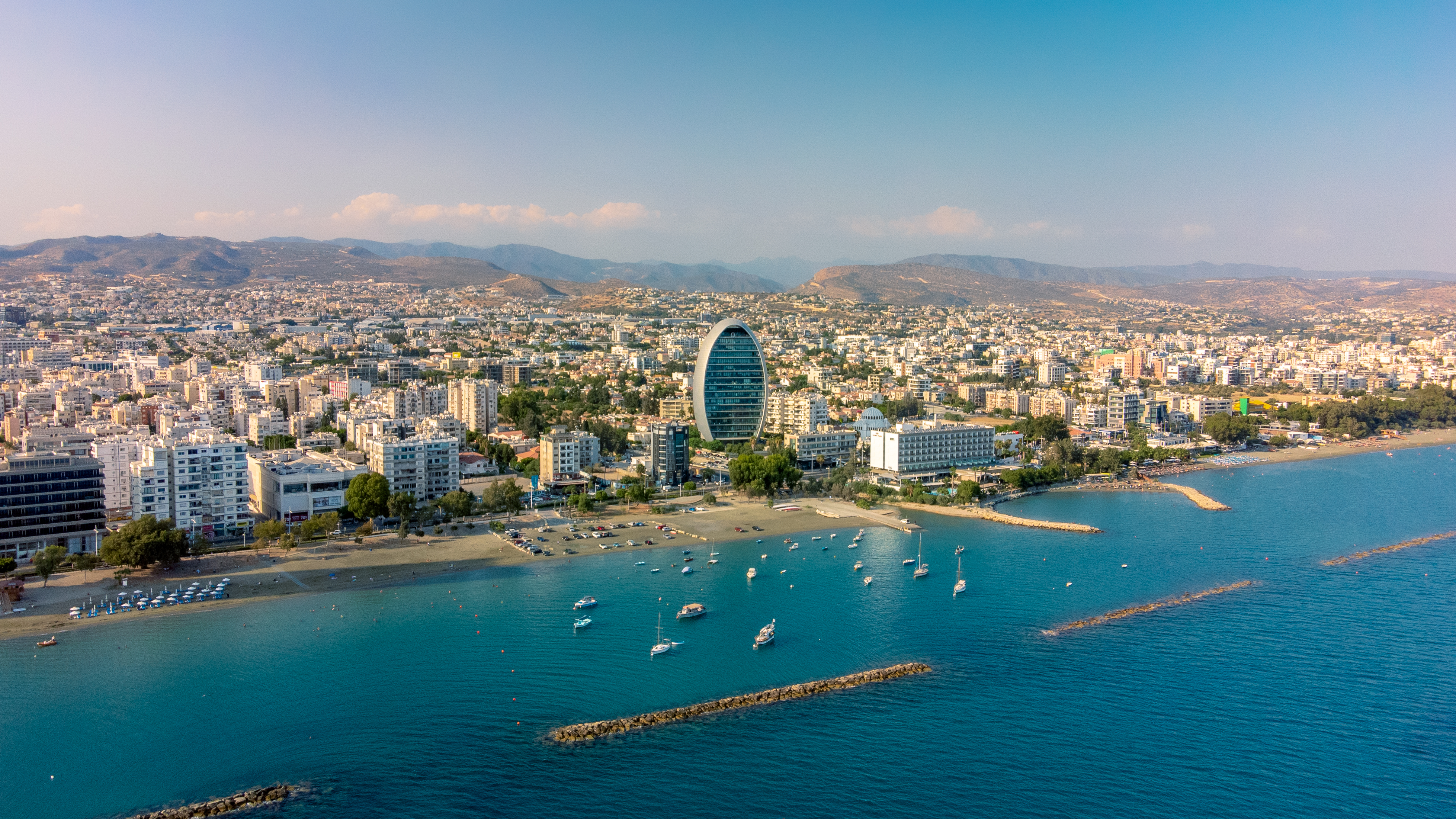 Limassol Stadtansicht Küste