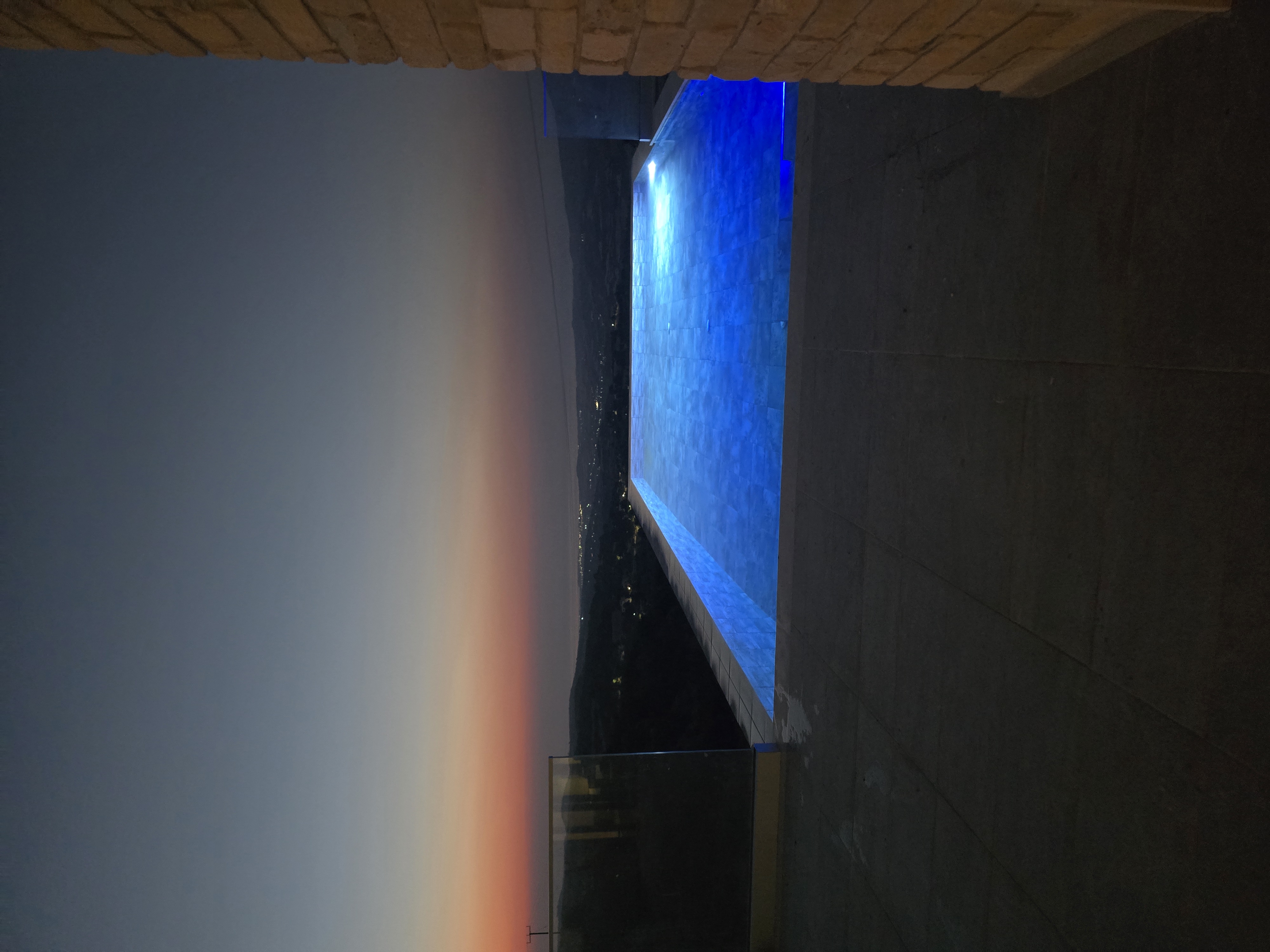 luxury villa exterior evening lighting